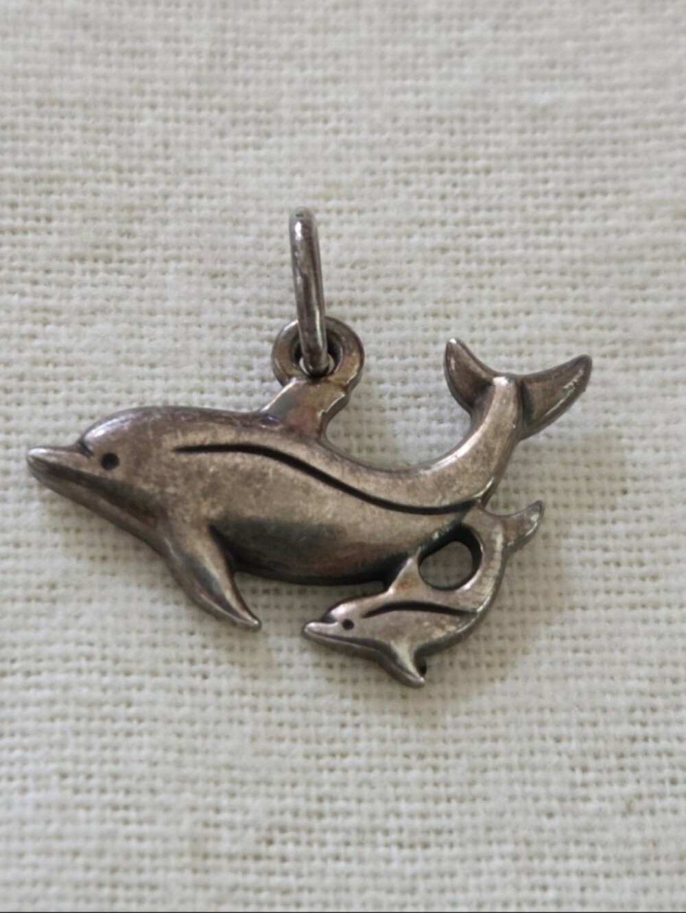 James Avery  Dolphin Mother & Baby Charm